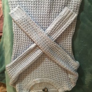 Light Blue Sweater Dress